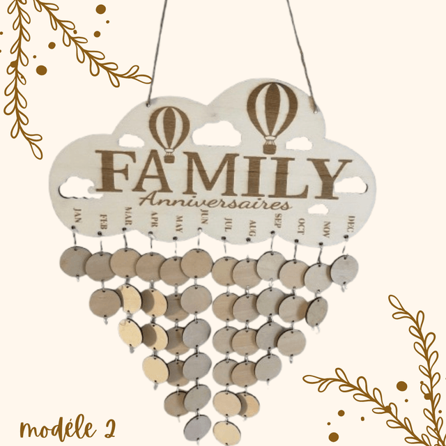 Calendrier anniversaires